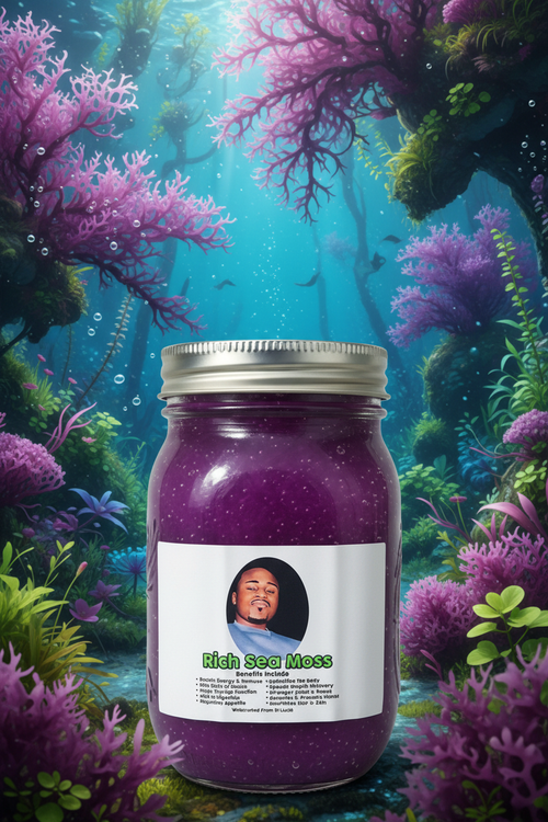 Rich Sea Moss Garden Background