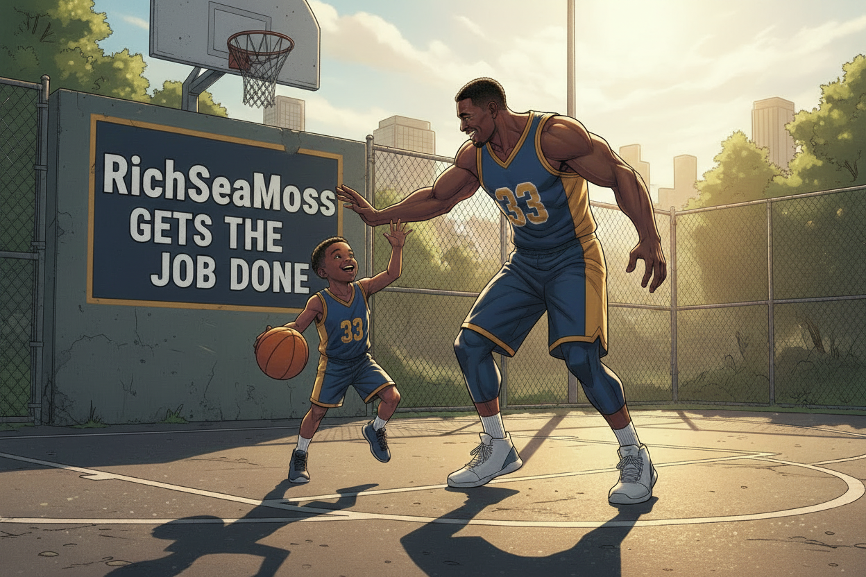 RichSeaMoss - Father and Son Basketball No Cape