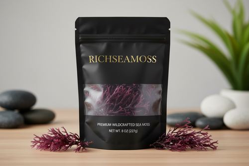 RICHSEAMOSS Purple Sea Moss Pouch